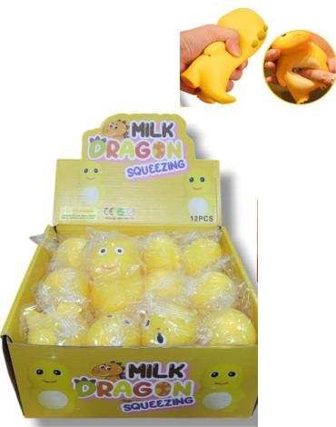 Juguetes Squishy Diseño Dragon x 12 Unds.