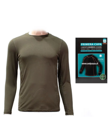 Camiseta Primera Capa Bamboo Verde  x 12 Unds.Talla: S / M - L / XL