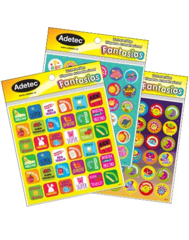 6 Set de Stickers Motivacionales (1 Set Trae 2 PCS)