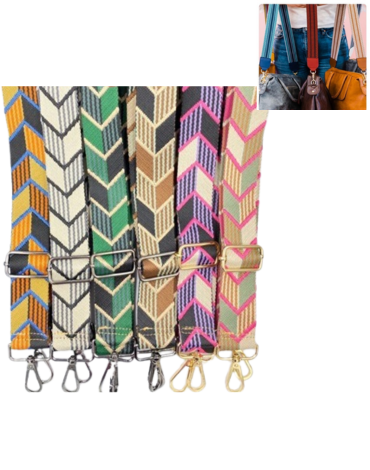 Strap para Carteras Ajustable Colores Surtidos x 6 Unds.