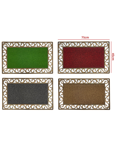 Tapete Exterior Casa Decorativo x 12 Unds. Medidas: 45 × 75 cm aprox.