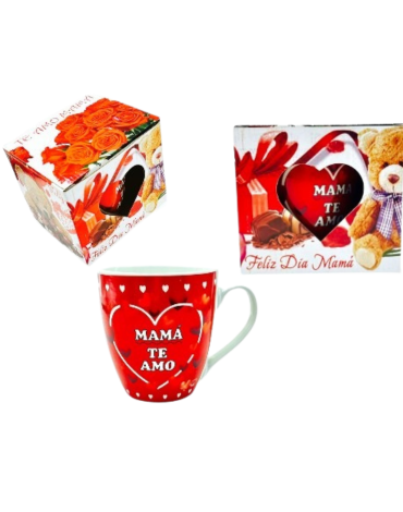 Taza de Cerámica Dia de la Madre x 6 Unds.