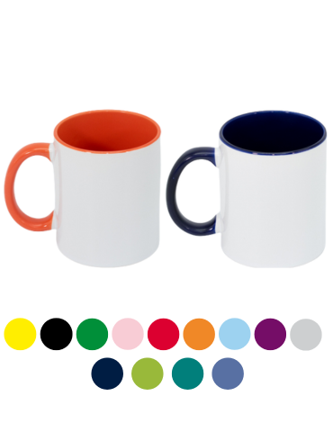 Taza para Sublimar Colores Surtidos x 24 Unds. Medida: 9.4 x 8.1 cm aprox.