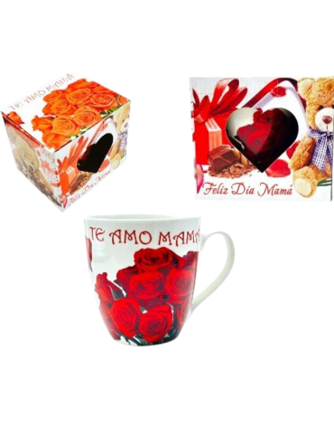 Taza de Cerámica Dia de la Madre x 6 Unds.