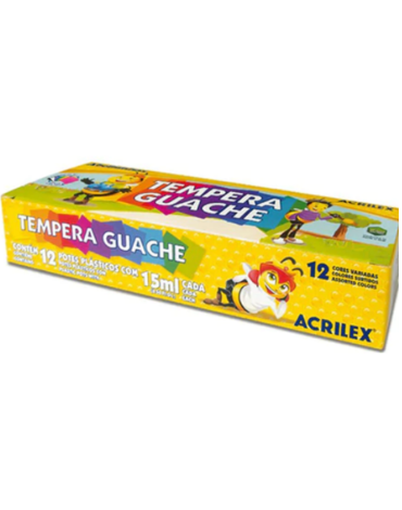 6 Set de Tempera para Dedos 12 Colores (1 Set Trae: 12 PCS)