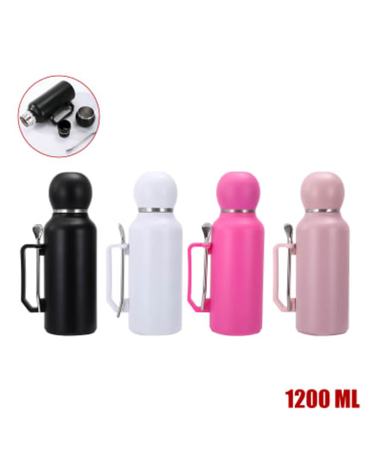 Termo Clásico con Tapa Redonda x 4 Unds. Capacidad : 1200 ML
