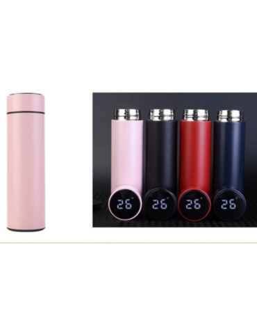 Termo Digital Colores Surtidos x 4 Unds. Medida: 500 ml aprox.
