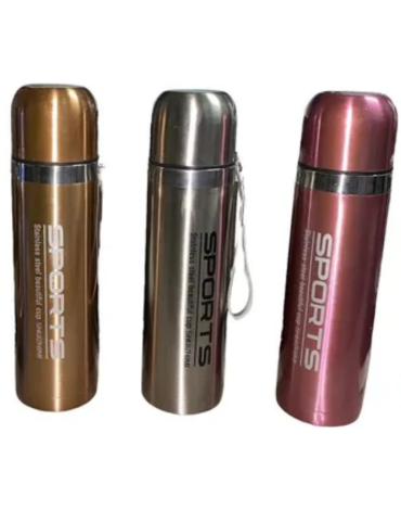 Termo Metalico Sport Colores Surtidos x 4 Unds. Medida: 500 ml aprox.
