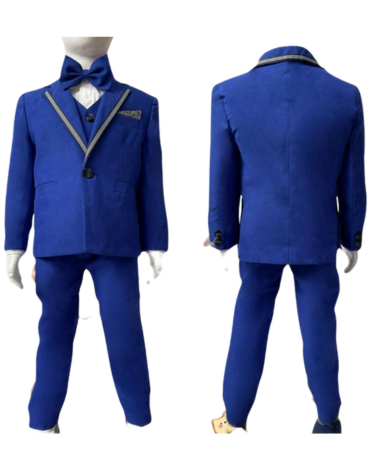 Traje Elegante para Niños Color Azul x 12 Unds. Tallas: 1 - 4 Años