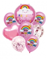 6 Set de Globos  Dia del Niño.(1 Set Trae : 8 PCS)