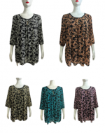 Polera de Dama Colores Surtidos x 6 Unds Talla: Standar ( M a la XL )