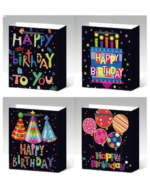 Bolsa de Regalo Modelos Surtidos x 24 Unds. Medida: 23 x 18 x 10 cm aprox.