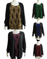 Polera Mentirosa de Dama Colores Surtidos x 6 Unds Talla: Standar ( M a la XL )
