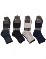 Calcetas de Hombre Larga Bambu Diabetico x 2 Docenas. Talla: 39 - 45