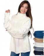 Sweater de Dama Manga Larga x 12 Unds. Talla: S / M - L /XL