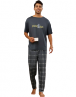 Pijama Poliester de Verano para Hombre x 12 Unds. Tallas: L - XL - XXL