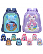 Mochila Escolar Diseños Surtidos x 6 Unds. Medida: 36 x 28 cm aprox.