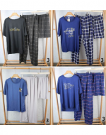 Pijama Poliester de Verano para Hombre x 12 Unds. Tallas: L - XL - XXL