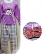 Pijama de Niña de Algodón x 15 Unds Tallas: 6 - 8 - 10 - 12 - 14
