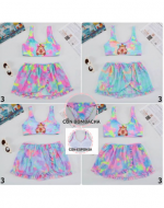 Traje de Baño para Niña Colores Surtidos x 12 Unds.Talla: 6 a la 12