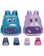 Mochila Escolar Diseños Surtidos x 4 Unds. Medida: 33 x 26 cm aprox.