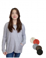 Sweater con bolsillos para Dama x 12 Unds.