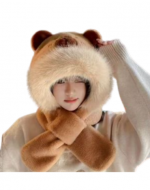 Gorro y Bufanda de Capibara. 12 Unid.