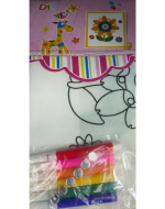 10 Set de Bolsa de TNT con Marcadores (1 Set Trae :7 Pcs) Medidas: 22 x 18 cm aprox