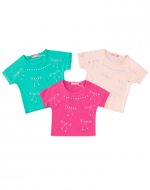 Polera Niña Colores Surtidos x 15 Unds. Talla: 4 a 12 años.