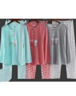 Pijama de Algodón para Mujer x 12 Unds. Talla: M - L - XL - XXL