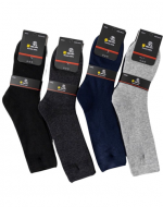 Calcetas de Hombre Larga Con Toalla x 2 Docenas. Talla: 39 - 45