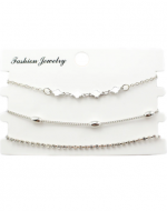 24 Set de Pulseras / Tobilleras (1 Set Trae 3 Pcs)