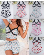 Pijama de Mujer Poliéster Colores Surtidos x 12 Unds. Talla: M / L - XL / XXL