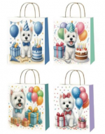 Bolsa de Regalo Colores Surtidos x 12  Unds. Medida: 31 x 12 x 40 cm aprox.