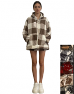 Polerón Peludito de Mujer x 12 Unds.Talla: M/L - XL/XXL