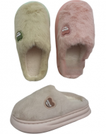Pantuflas De Mujer Colores Surtidos x 12 Pares. Talla: 36 - 41