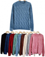 Chaleco Chenille de Mujer Colores Surtidos x 6 Unds.Talla: Estándar