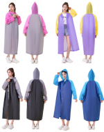 Poncho Impermeable Adulto Unisex x 12 Unds. Medida: 150 x 180 cm aprox.