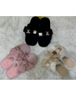 Pantuflas de Mujer Colores Surtidos x 24 Pares. Talla: 36 al 41