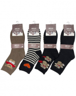 Calcetas de Mujer Con Toalla x 2 Docenas. Talla: 35 - 41
