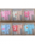 Pijama de Mujer 3 Pcs Poliéster Colores Surtidos x 12 Unds. Talla: M / L - XL / XXL