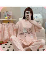 Pijama de Mujer 3 Pcs Poliéster Colores Surtidos x 12 Unds. Talla: M / L - XL / XXL