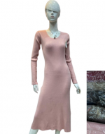 Vestido Largo de Mujer Colores Surtidos x 6 Unds.Talla: Standar
