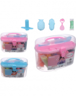 Plasticina con Moldes Colores Surtidos x 12 Unds. Medida: 7*14.5*9.5 cm aprox.