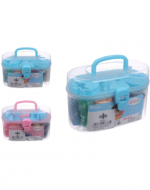 Plasticina con Moldes Colores Surtidos x 12 Unds. Medida: 6*7.5*12 cm aprox.