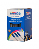 Lapiz Pasta Punta Metalica Punta Media Azul 1 Mm x 50 Unds.