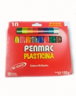 12  Cajas Plasticina Penmac 10 Colores