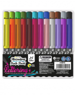3 Cajas de Plumón  Marcador 18 Colores Punta Pincel Lavoro