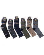 Calcetas de Hombre Larga Con Toalla x 2 Docenas. Talla: 39 - 45