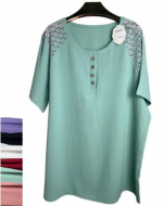 Polera de Dama Colores Surtidos x 6 Unds Talla: Standar